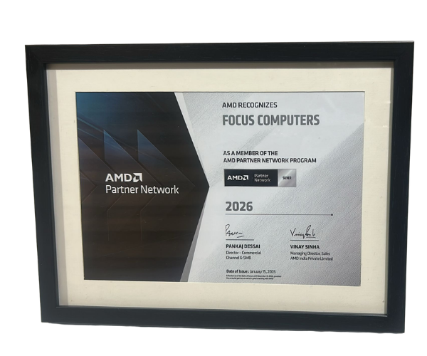 Lenovo Platinum Partner Certificate